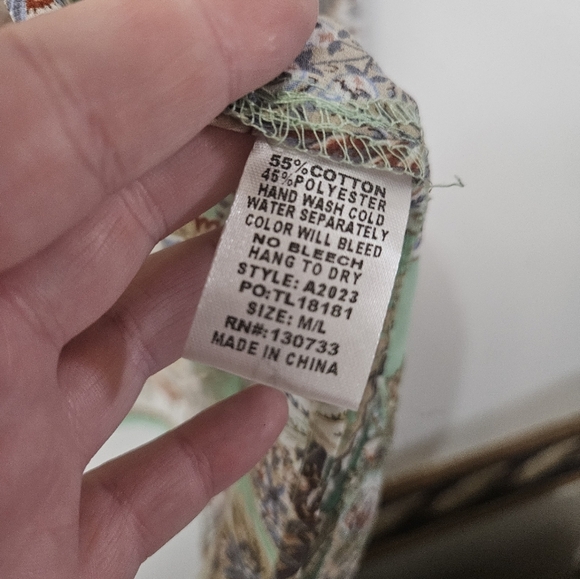 Umgee Bohemian Paisley Kimono Multicolor! - Picture 3 of 5